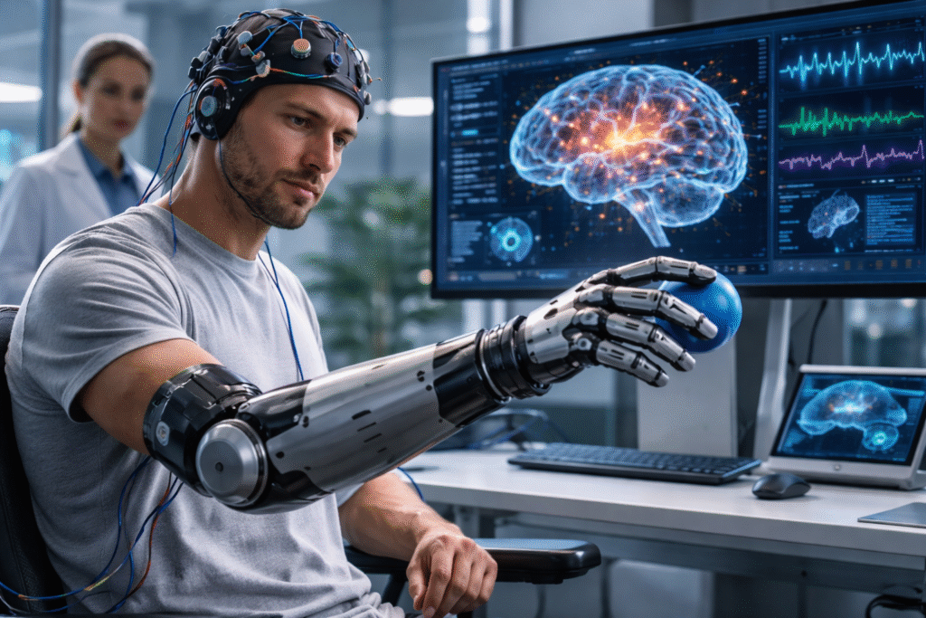  Brain-Computer Interfaces: Interfaces between the Human Brain and Machines.